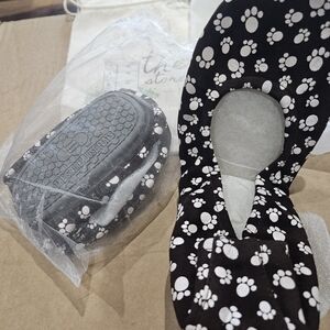 The Storehouse Flats foldable leather paw print NEW